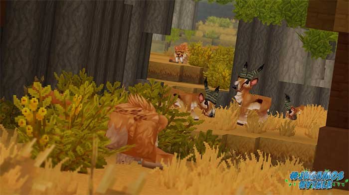 naturaleza y animales en hytale